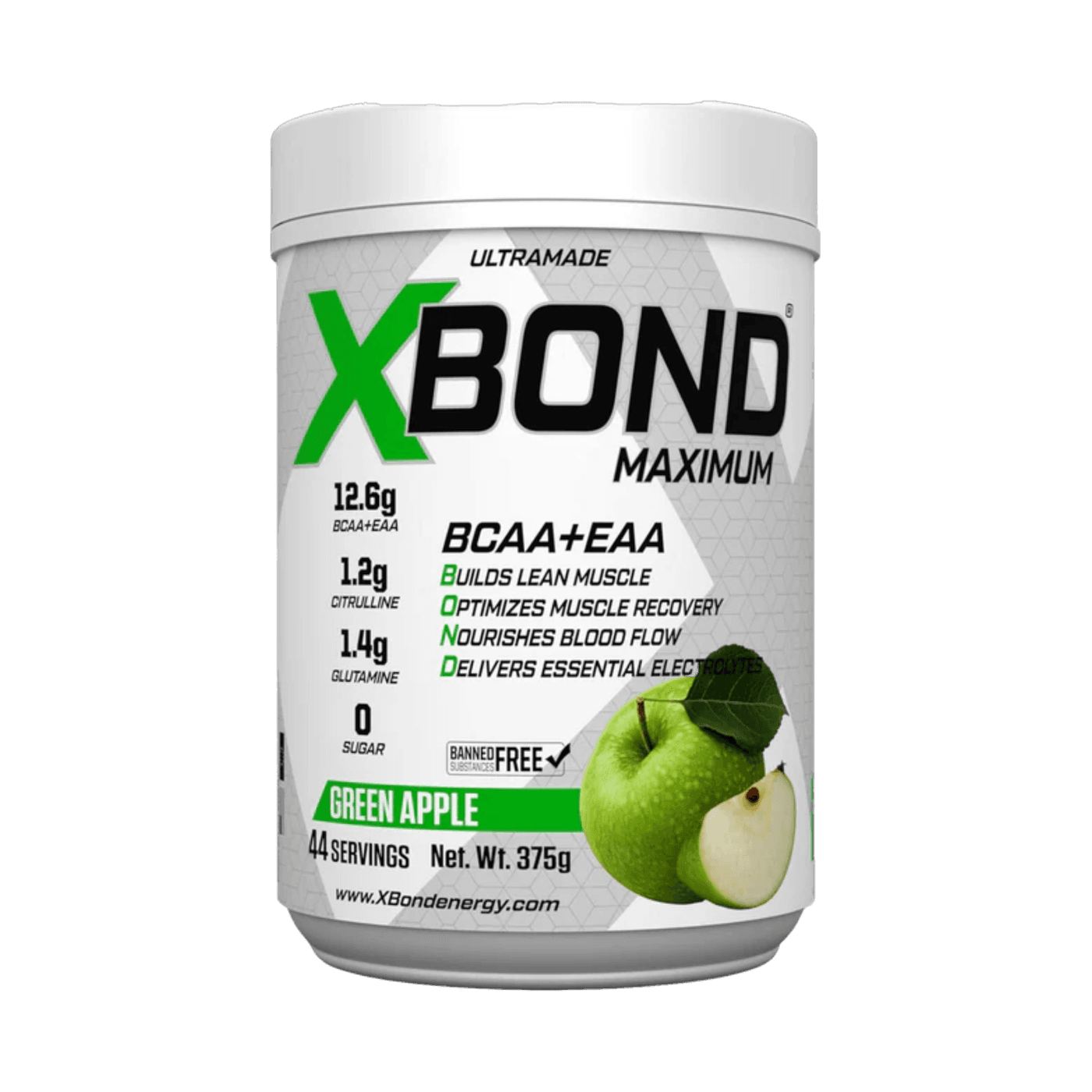 XBond Maximum BCAA+EAA Powder Green Apple
