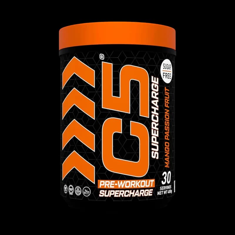 C5 Supercharge Pre Workout Powder, Mango Passion Fruit