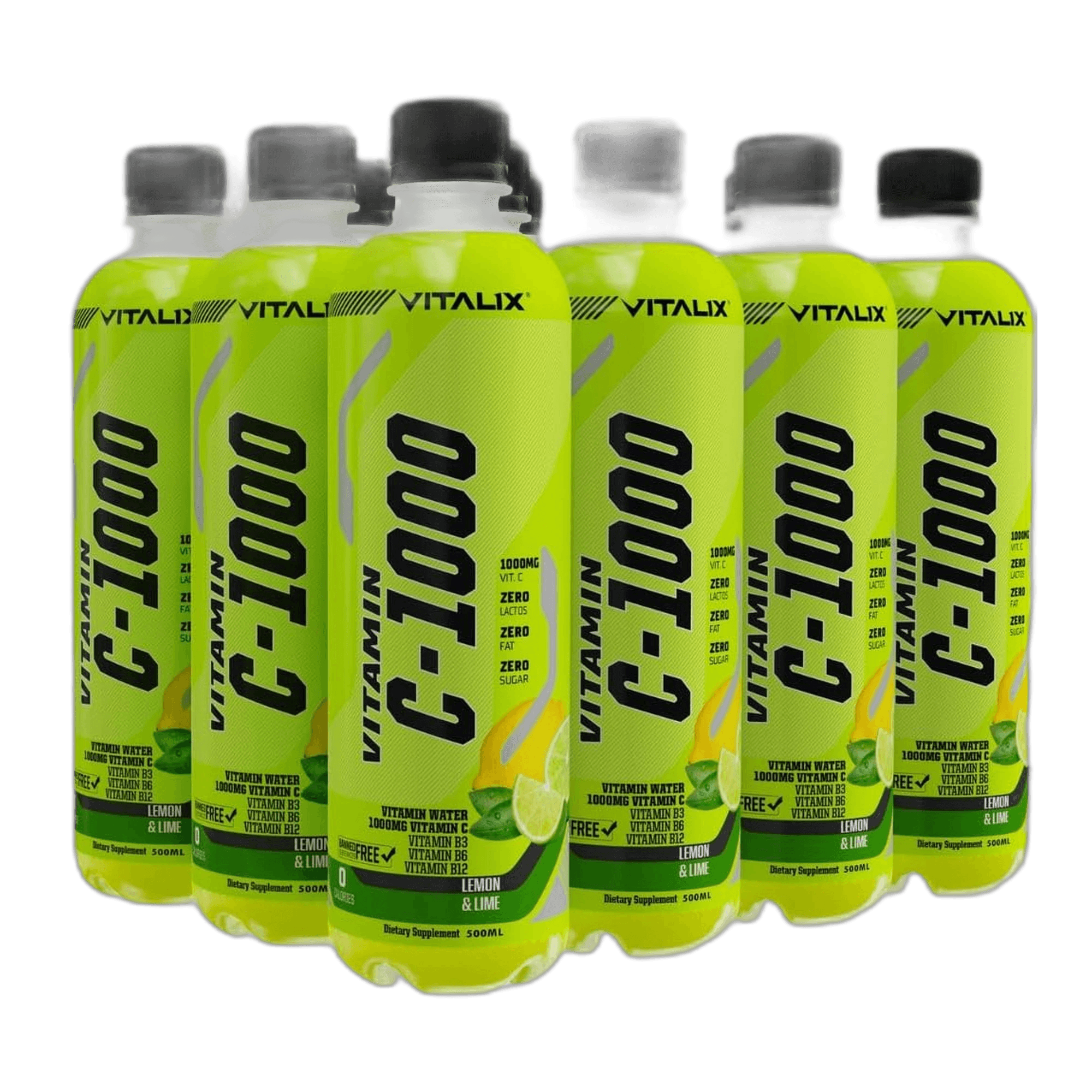 Vitalix Vitamin C-1000 12 Pack, Lemon & Lime