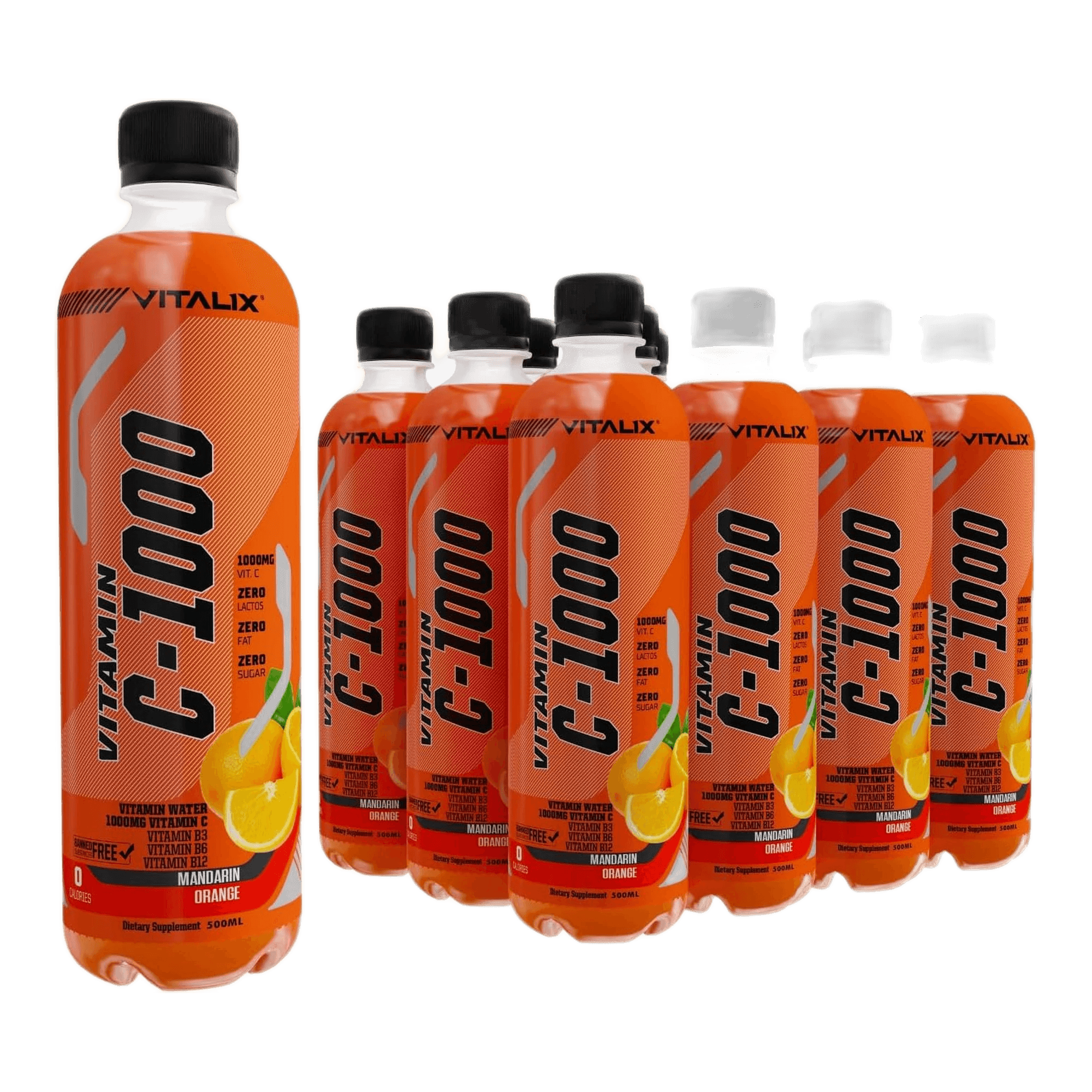 Vitalix Vitamin C-1000 12 Pack, Mandarin Orange