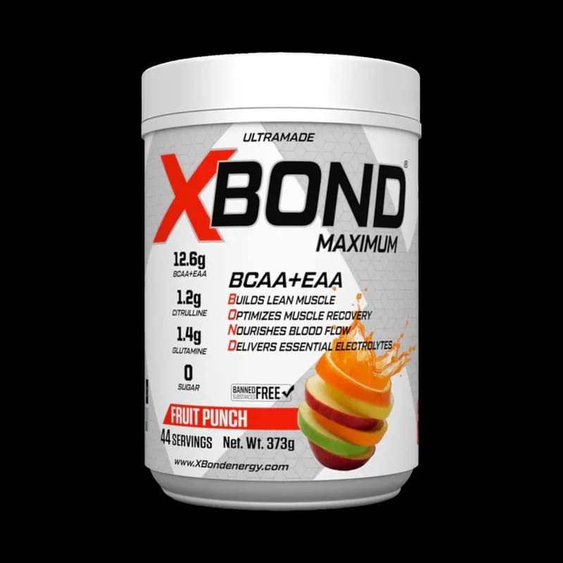 XBond Maximum BCAA+EAA Powder, Fruit Punch